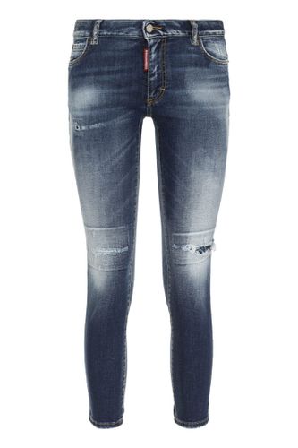 Stretch Cotton Cropped Jeans - Dsquared2 - Modalova