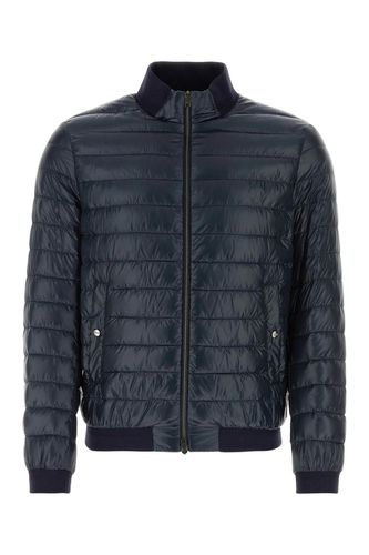 Herno Blue Nylon Down Jacket - Herno - Modalova