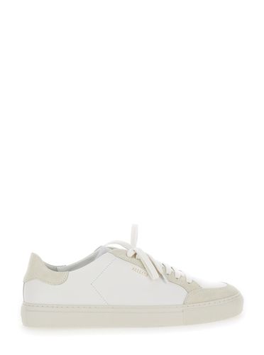 Clean 90 Triple Low Top Sneakers With Laminated Logo In Leather And Suede Man - Axel Arigato - Modalova