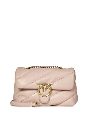 Classic Love Bag Puff Maxi Quilt Shoulder Bag - Pinko - Modalova