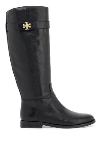 Lock Ridin Black Leather Boots - Tory Burch - Modalova