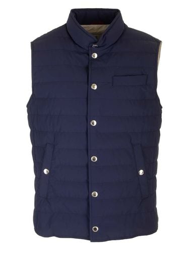 High-neck Quilted Gilet - Brunello Cucinelli - Modalova