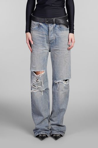 Balenciaga Jeans In Blue Cotton - Balenciaga - Modalova