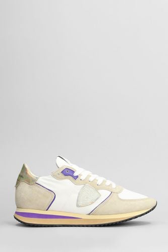 Trpx Low Sneakers In Suede And Fabric - Philippe Model - Modalova