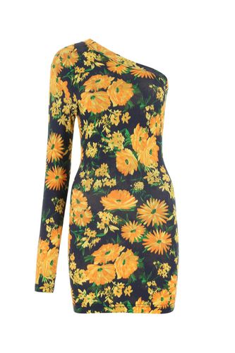 Floral Printed One-shoulder Dress - Balenciaga - Modalova
