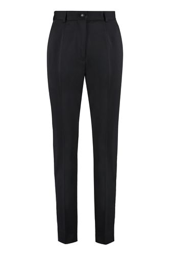 Virgin Wool Tailored Trousers - Dolce & Gabbana - Modalova