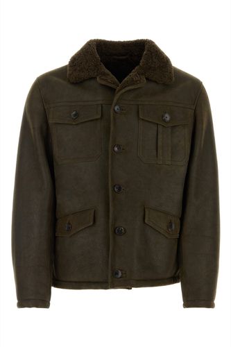 Etro Mud Shearling Jacket - Etro - Modalova