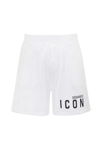 Dsquared2 Icon Cotton Shorts - Dsquared2 - Modalova
