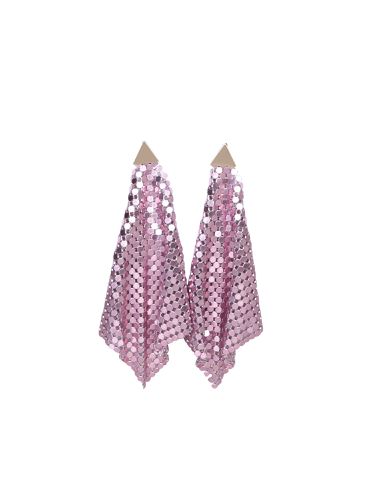 Mesh Drop Earrings - Paco Rabanne - Modalova