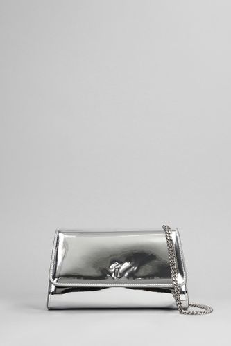 Cleopatra Clutch In Silver Leather - Giuseppe Zanotti - Modalova