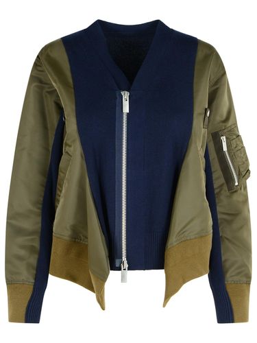 Sacai Green Cotton Blend Jacket - Sacai - Modalova