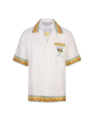 Afro Cubism Tennis Club Silk Shirt - Casablanca - Modalova