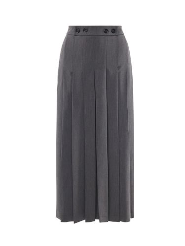 Long Skirt With Pleated Details - Pinko - Modalova