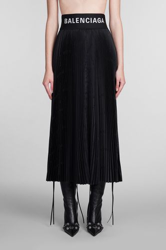 Balenciaga Skirt In Black Polyester - Balenciaga - Modalova