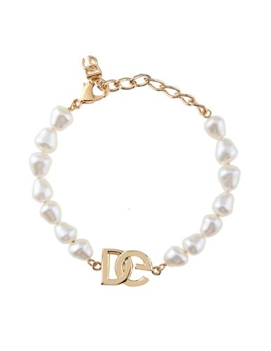 Dolce And Gabbana Bracelet With Pearls And Dg Logo - Dolce & Gabbana - Modalova