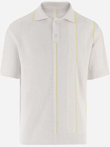 Contrast Knitted Polo Shirt - Jacquemus - Modalova