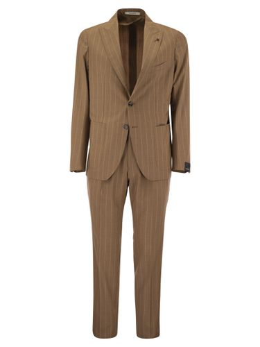 Pinstripe Suit In Wool And Silk - Tagliatore - Modalova
