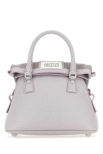 Lilac Leather Micro 5ac Handbag - Maison Margiela - Modalova