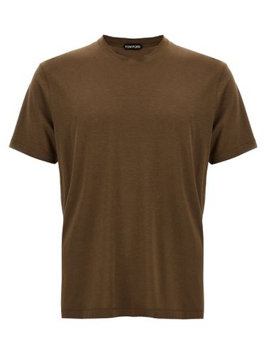 Tom Ford Lyocell Blend T-shirt - Tom Ford - Modalova