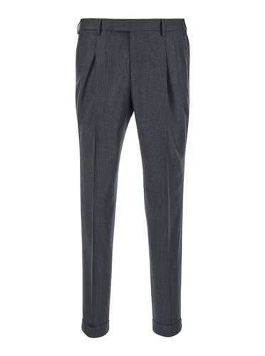 Slim Pants With Concealed Closure In Fabric Man - PT Torino - Modalova