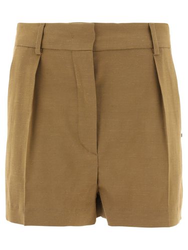 SportMax High Waist Pleated Shorts - SportMax - Modalova