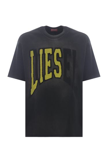 Diesel T-wash-n Crewneck T-shirt - Diesel - Modalova