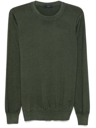 Fay Green Virgin Wool Sweater - Fay - Modalova