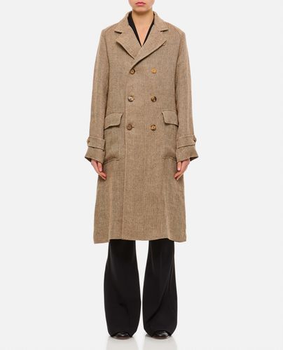 Double-breasted Linen Coat - Ralph Lauren - Modalova