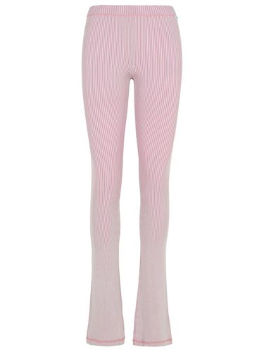 GCDS Leggings In Pink Viscose Blend - GCDS - Modalova