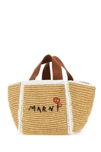 Marni Raffia Shopping Bag - Marni - Modalova