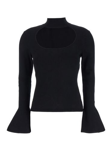 Sweater With High Neck And Cut-out Detail In Viscose Blend Woman - Federica Tosi - Modalova