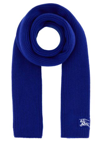 Burberry Blue Cashmere Scarf - Burberry - Modalova