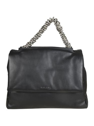 Chain Logo Flap Shoulder Bag - Orciani - Modalova