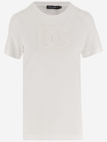 Cotton T-shirt With Logo - Dolce & Gabbana - Modalova