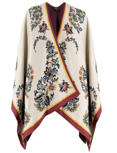 Etro Floral Paisley Cape - Etro - Modalova