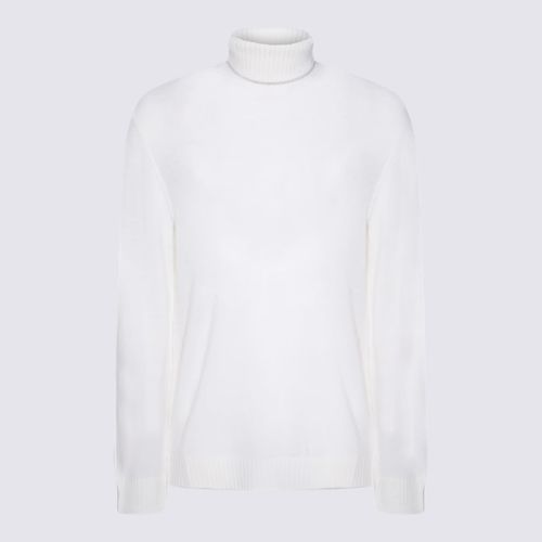 Eleventy White Wool Knitwear - Eleventy - Modalova