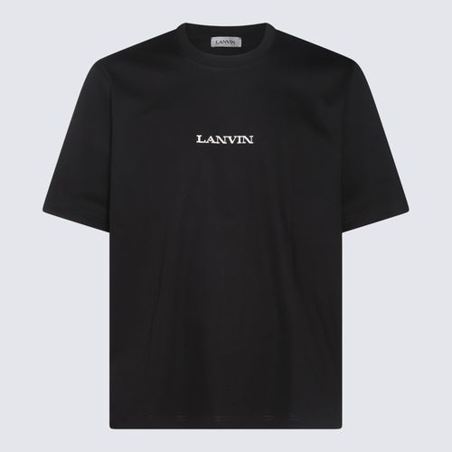 Lanvin Black Cotton T-shirt - Lanvin - Modalova