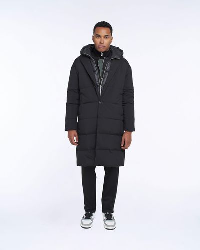 Long Down Jacket With Button - John Richmond - Modalova