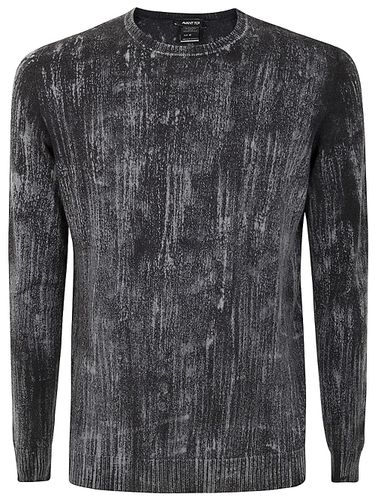 Tonal Effect Round Neck Reversible Pullover - Avant Toi - Modalova