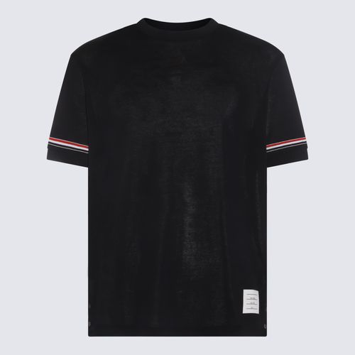 Thom Browne Navy Cotton T-shirt - Thom Browne - Modalova
