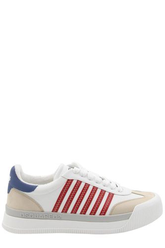 Boxer Stripe-detailed Lace-up Sneakers - Dsquared2 - Modalova