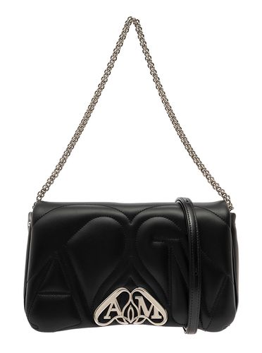 The Seal Shoulder Bag With Seal Detail In Matelassé Leather Woman - Alexander McQueen - Modalova