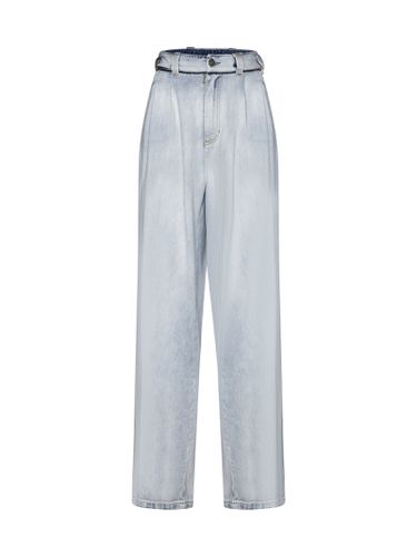 Memory Wide-leg Pleated Jeans - Maison Margiela - Modalova