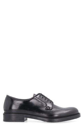 Prada Almond Toe Derby Shoes - Prada - Modalova