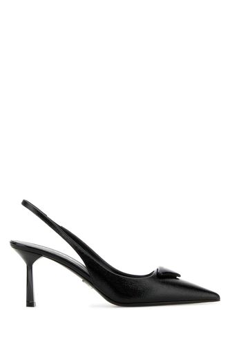 Prada Black Leather Pumps - Prada - Modalova