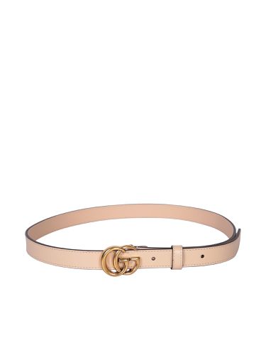 Gucci Marmont Gg Shiny Pink Belt - Gucci - Modalova