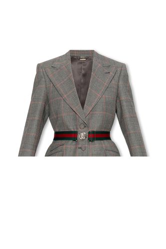 Gucci Belted Wool Blazer - Gucci - Modalova