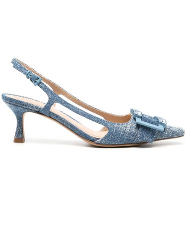 Atena Indigo Denim Pumps - Roberto Festa - Modalova