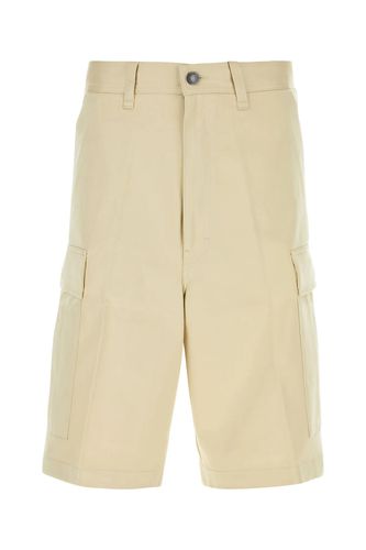 Sand Cotton Bermuda Shorts - Ami Alexandre Mattiussi - Modalova