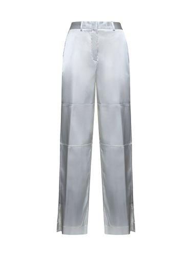 Jil Sander Pants In White Viscose - Jil Sander - Modalova